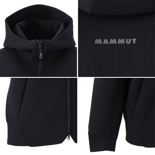 マムート　アウトドア　パーカー　ミッドレイヤー DYNO 2.0 ML -hoody jacket af -BLACK 0001 　ディノ　フードジャケット　1014-04980　_4