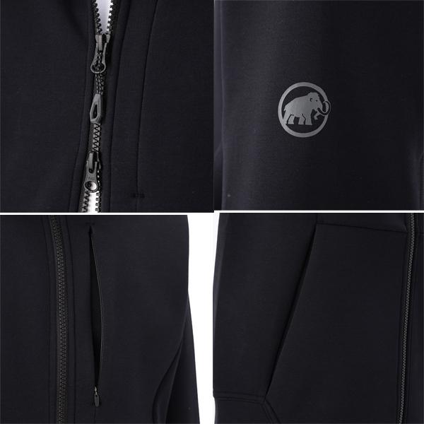 マムート　アウトドア　パーカー　ミッドレイヤー DYNO 2.0 ML -hoody jacket af -BLACK 0001 　ディノ　フードジャケット　1014-04980　_5