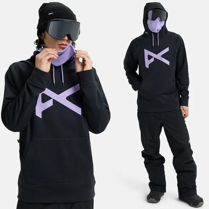 BURTON スノーボード パーカー 撥水 アノンMFI / Hyper Lilac
