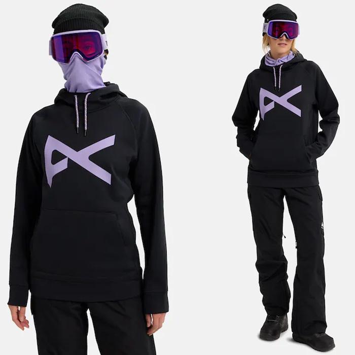 【未使用品】バートン　フェイスマスク付き　パーカー BURTON スノーボード パーカー 撥水 アノンMFI / Hyper Lilac