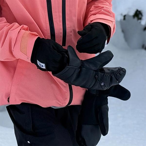 スノーボード グローブ 手が出せる ミトングローブ ebs エビス ARMA