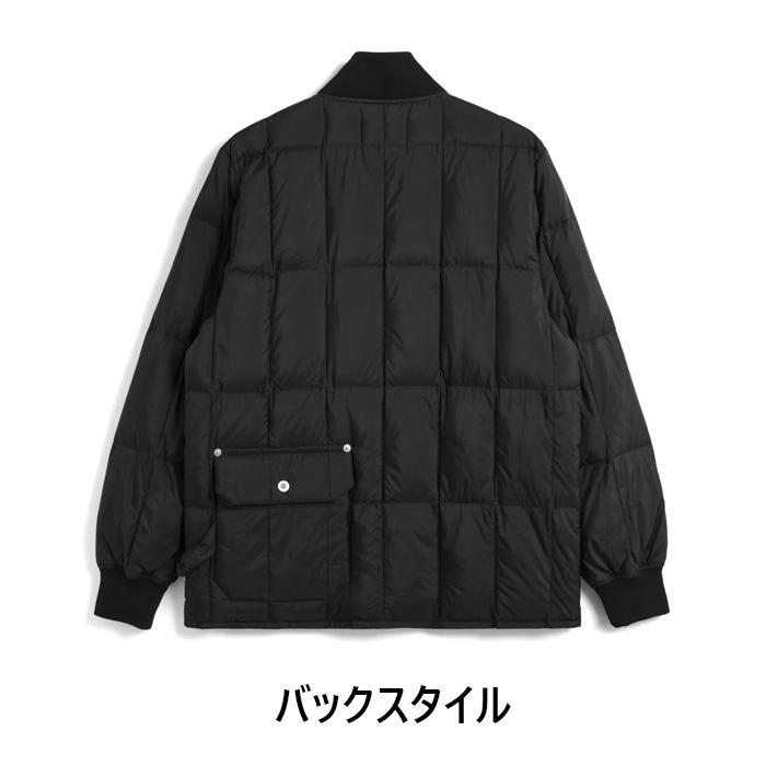 TAION（タイオン） ダウン ワーク リブネックWジップ ダウンジャケット