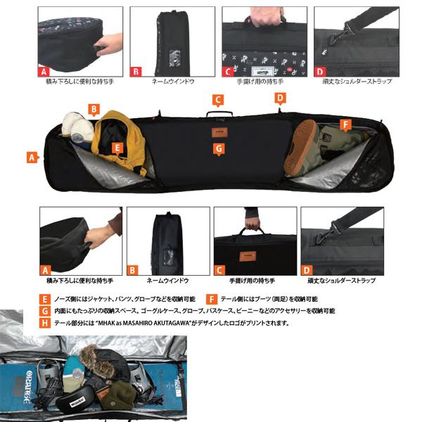 スノーボードケース　キャスター付き　ORAN’GE オレンジ スノーボードケースキャスター付き ORAN'GE SHUTTLE ROLLER