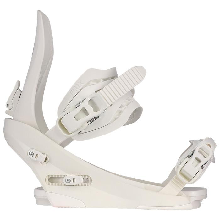 FLUX CV Mサイズ 22-23 スノーボードビンディング ホワイト FLUX BINDINGS（フラックスバインディング） FLUX ビンディング CV