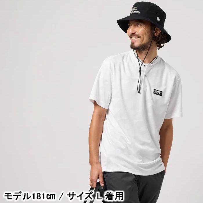 NEW ERA（ニューエラ） ゴルフ メンズ 半袖 ショートカラーポロシャツ