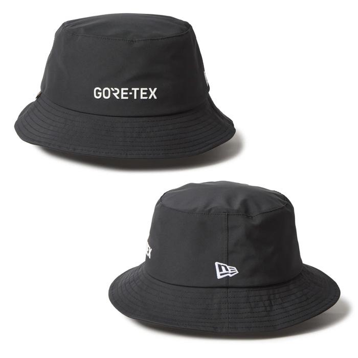 新品、未使用NEW ERA バケットハット GORE-TEX ブラックL/XL NEW ERA（ニューエラ） ゴアテックス バケットハット 01 ドローコード