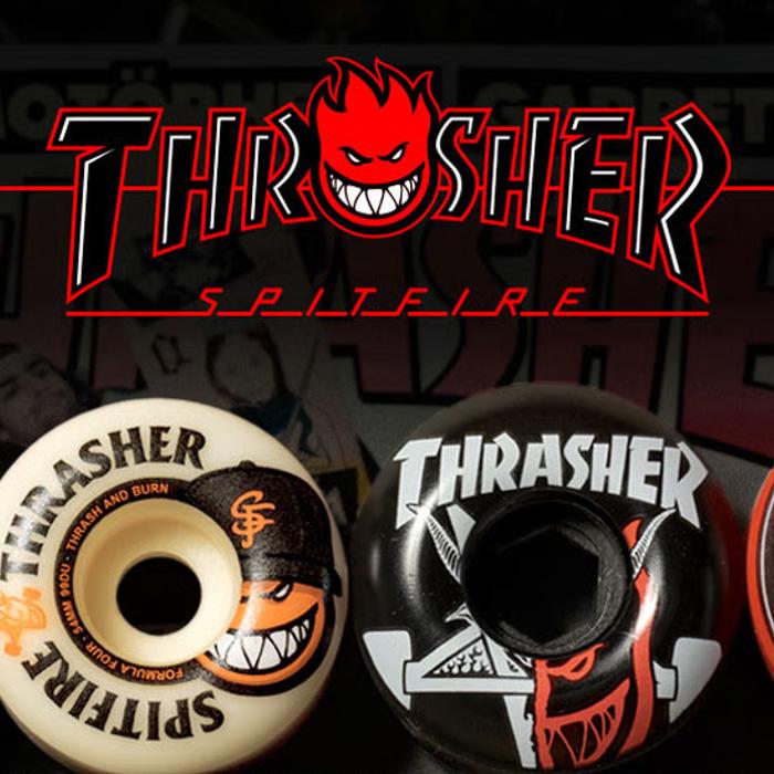 SPITFIRE WHEELS スケボー ソフトウィール SPITFIRE 80HD THRASHER X