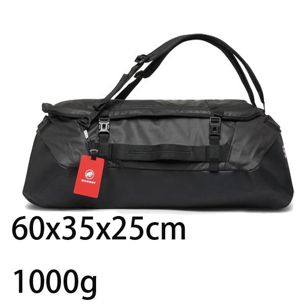GASPダッフルバッグ バックパック 大型 50リットル以上 ブラック 半額 MAMMUT（マムート） 背負えるダッフルバッグ リュック CARGO 50L black