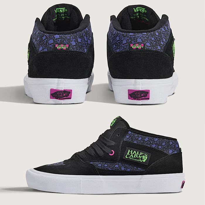 バンズ スケート ハーフキャブ VANS SKATE HALF CAB / Acid Airbrush VIOLET PURPLE (VN0A5FCDCPU) ヴァンズ スニーカーの画像