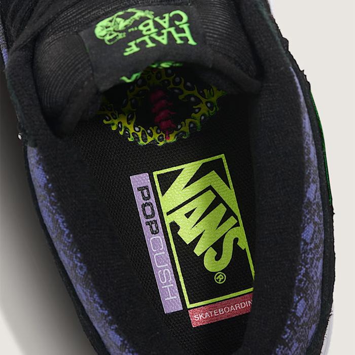 バンズ スケート ハーフキャブ VANS SKATE HALF CAB / Acid Airbrush VIOLET PURPLE (VN0A5FCDCPU) ヴァンズ スニーカーの画像