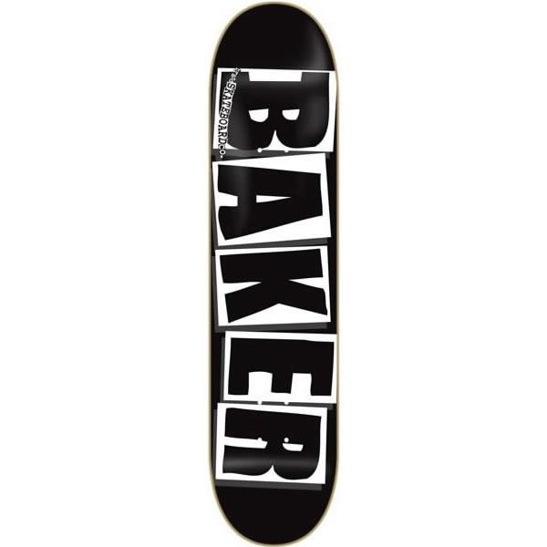 グリズリー無印黒、ビス追加　BAKER ベーカー8.0デッキ BAKER（ベイカー） BAKER【ベイカー】スケボーデッキ/BRAND LOGO