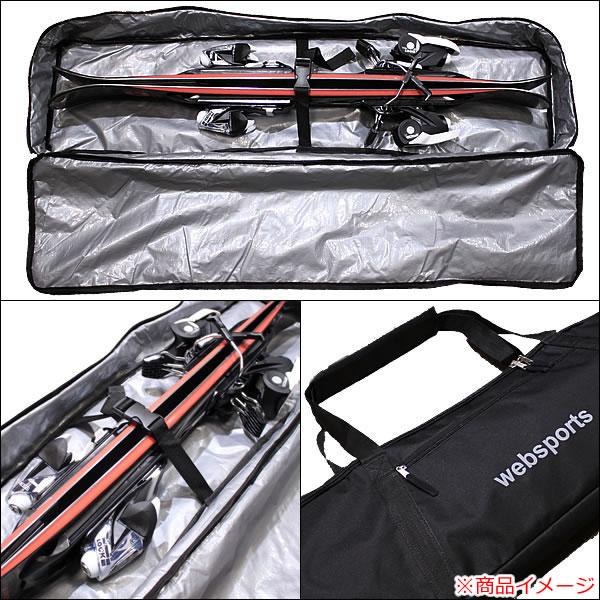 Websports オリジナル スキーボードケース 全長105cmまで収納 箱型
