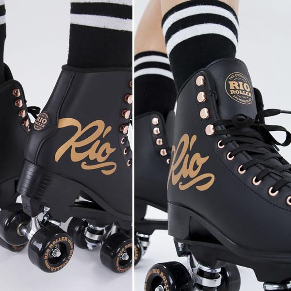 ローラースケート 大人 RIO ROLLER リオローラー ROSE Black RIO360