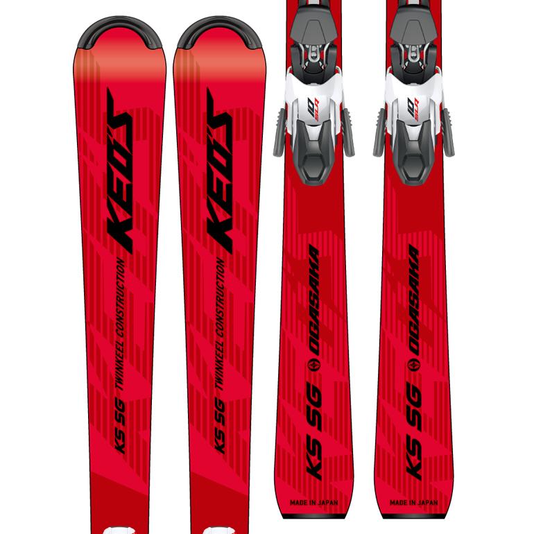 OGASAKA オガサカ スキー 21-22 KS-SG(RED)+SLR10G ビンディングセット 取付無料|websports|02