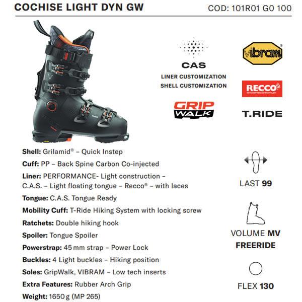 TECNICA テクニカ スキーブーツ COCHISE LIGHT DYN GW テック TECNICA テクニカ スキーブーツ COCHISE LIGHT DYN GW テック