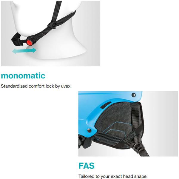 UVEX（ウベックス） バイザー ヘルメット instinct visor ブラック