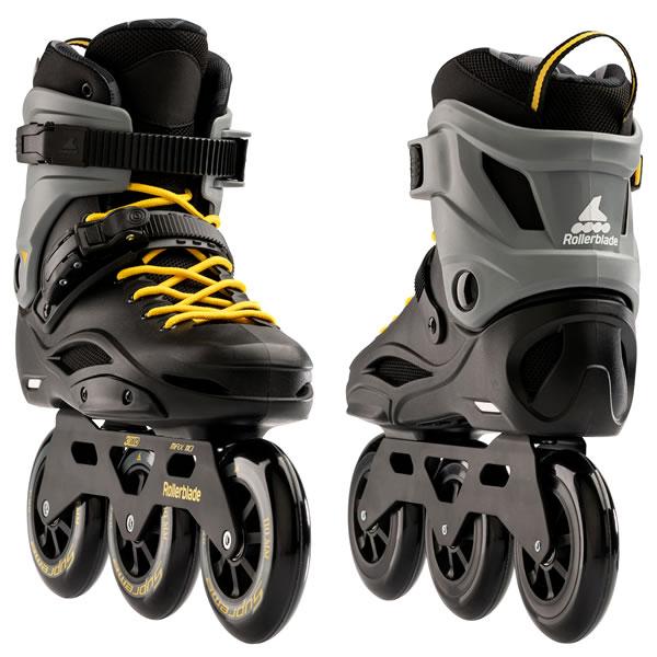 日本一掃 ローラーブレード インラインスケート 大人 2023 RB 110 Saffron-Yellow 07061300S25 ハードシェル RB110 ROLLERBLADE