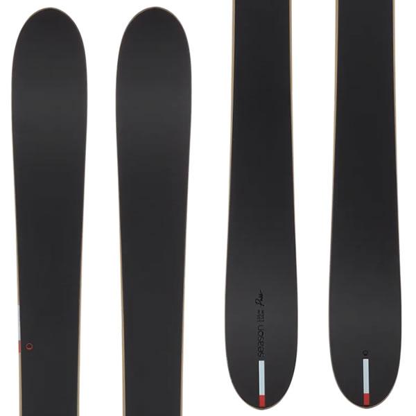 season eqpt. 2025 PASS -Black- パス スキー板 単品 (板のみ) シーズン エクイップメント (24-25 2025) 日本正規品_1