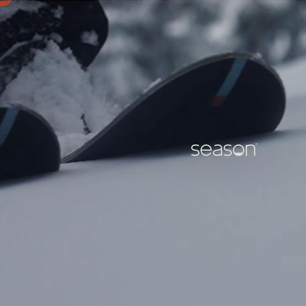 season eqpt. 2025 PASS -Black- パス スキー板 単品 (板のみ) シーズン エクイップメント (24-25 2025) 日本正規品_5