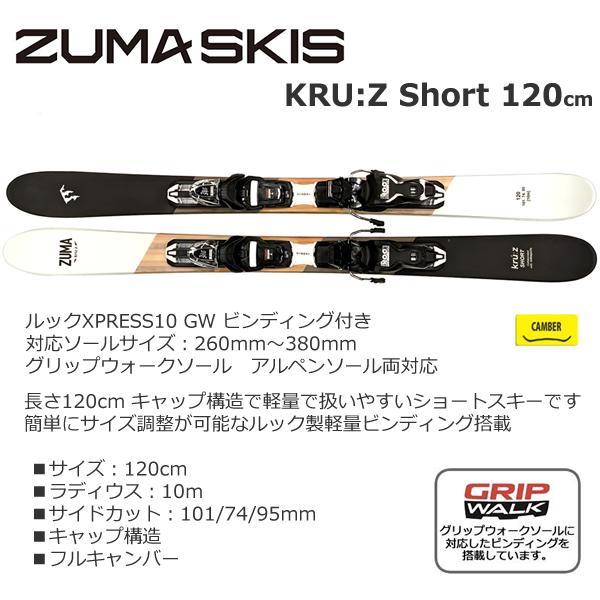 スワロー スキーポール&ケース&ブーツ付 ZUMA ショートスキー スワロー スキーポール&ケース&ブーツ付 ZUMA ショートスキー