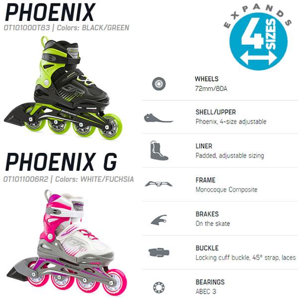 TECNICA インラインスケート ジュニア ブレードランナー PHOENIX TECNICA インラインスケート ジュニア ブレードランナー PHOENIX