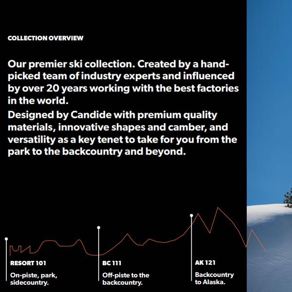 CANDIDE SKIS キャンディッド スキー 2026 BC 111 ビーシー111 CANDIDE SKIS キャンディッド スキー 2026 BC 111 ビーシー111