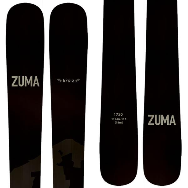 ZUMA スキー 2024 KRUZ クルーズ (23-24 2024) + 24 マーカー GRIFFON 13 ID 90mm ブレーキ ツマ スキー板 スワロースキー｜websports｜02
