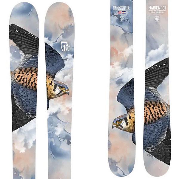 ICELANTIC スキー 2024 MAIDEN 101 メイデン101 (23-24) + 24 マーカー