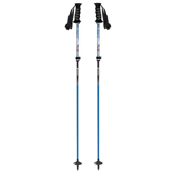 シナノ スキーポール 2024 フリーFAST-α スノーライオン ブルー BLE  