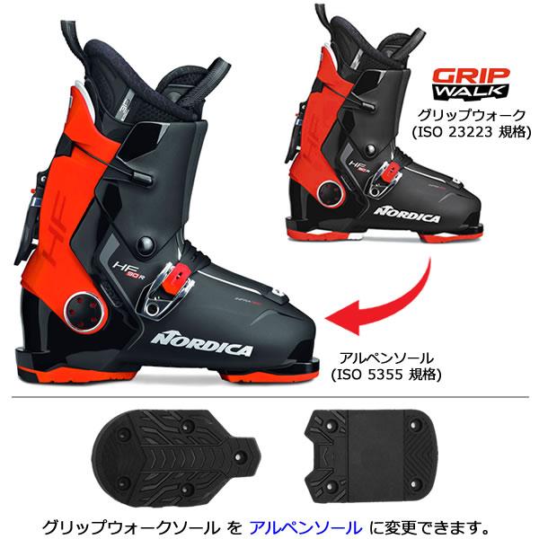 【数量限定】ノルディカ リアエントリー スキーブーツ 23-24 HF 90 R GW＋アルペンソールセット NORDICA  メンズ レディス｜websports｜02