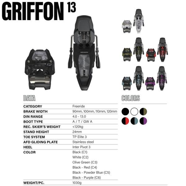 MARKER（マーカー） ビンディング GRIFFON 13 ブラック×パープル