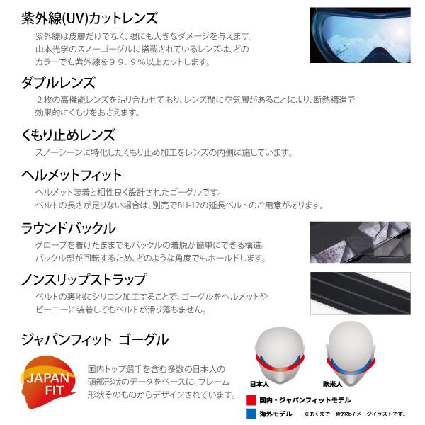 SWANS（スワンズ） スキーゴーグル 調光レンズ OUTBACK OB-MDH-CU-LG