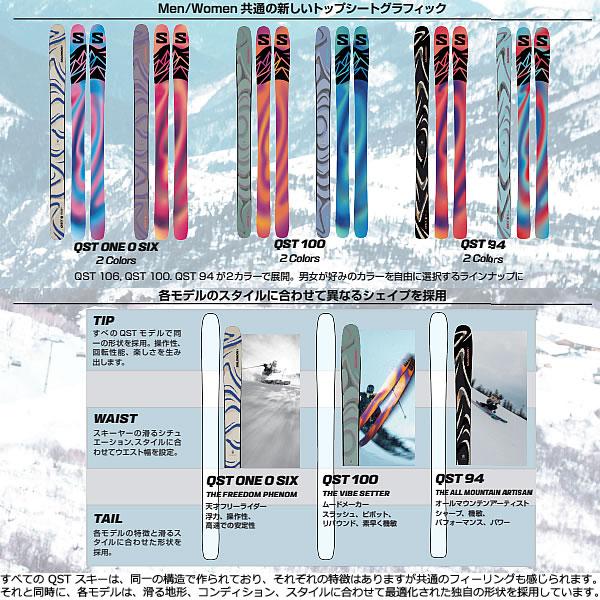 SALOMON（サロモン） スキー板 2026 S/LAB QST BLANK スキー板 単品