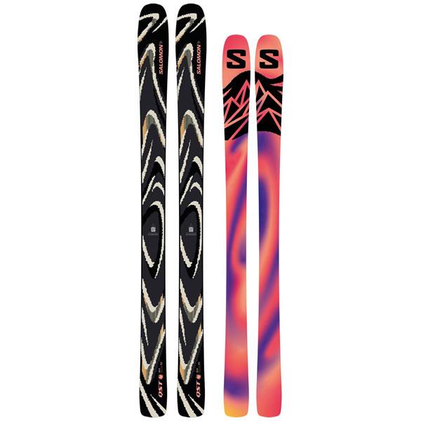 SALOMON（サロモン） スキー板 2026 QST 94 BLACK スキー板 単品 (板