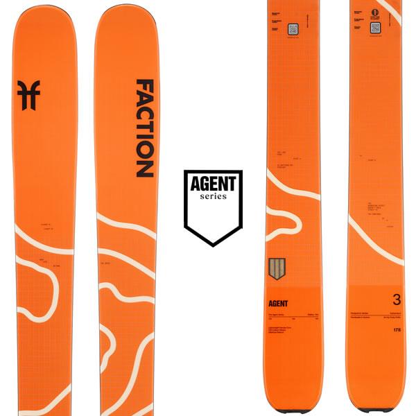 FACTION SKI 2026 AGENT 3 エージェント3 スキー板 単品 (板のみ) 25