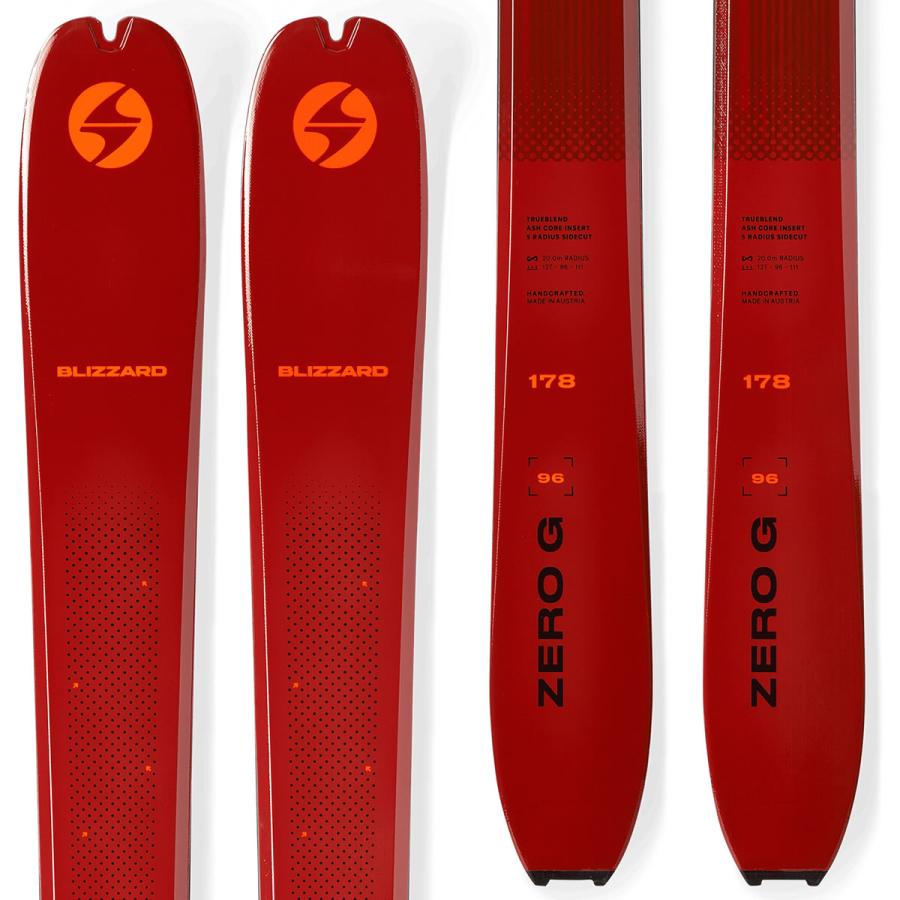 BLiZZARD Ski ブリザードスキー ZERO G 96 スキー板 単品 (板のみ) (26