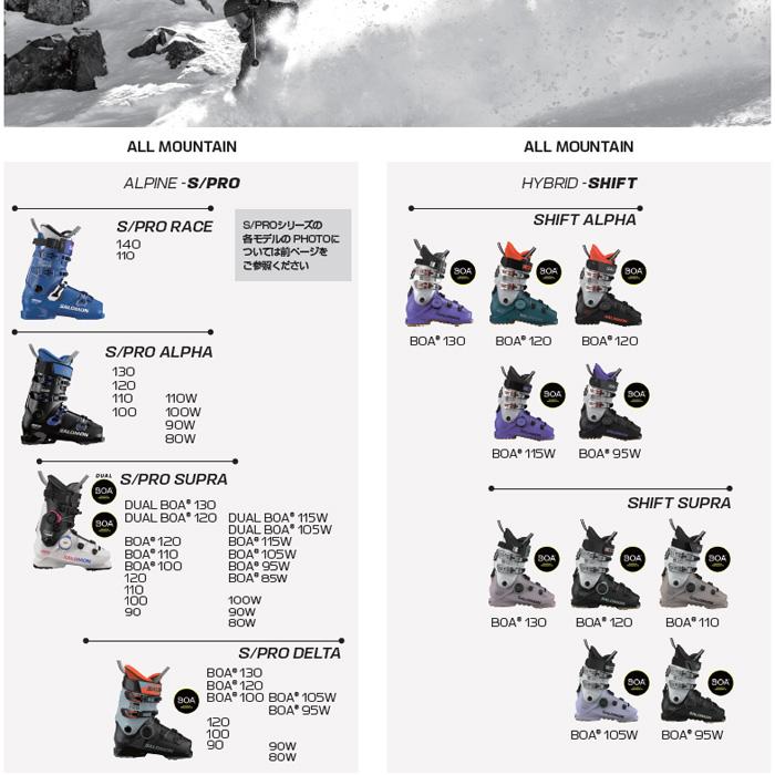 SALOMON（サロモン） スキーブーツ S/PRO DELTA BOA 100 GW(25-26 2026