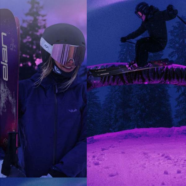 ストック付/elan HOTspice エランスキーセット152 ケース付 ケース付