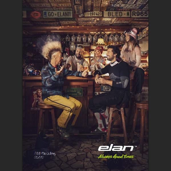 収納ケース＆スキーポール＆ブーツ付 エラン ショートスキー FREELINE ＋ EL 10.0 GW (26-27 2027) elan (スキー板 ビンディングセット)の画像