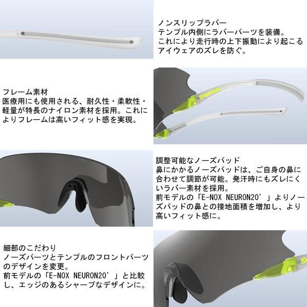 スワンズ 野球 サングラス 高校野球規定対応 E-NOX NEURON G3 (ENNG3-0018 MBK) マットブラック ULTRA for BALLSPORTS_6