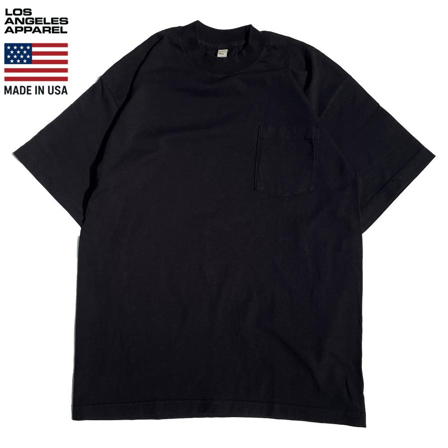 LOS ANGELES APPAREL ロサンゼルスアパレル/無地肉厚 6.5oz 半袖