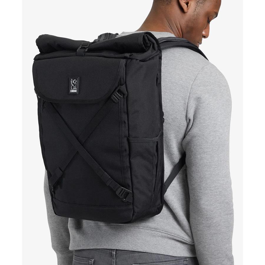 CHROME クローム / 防水 リュックサック バックパック / BRAVO 3.0 BACKPACK - BLACK 35-40L / BG247BK｜websports｜07