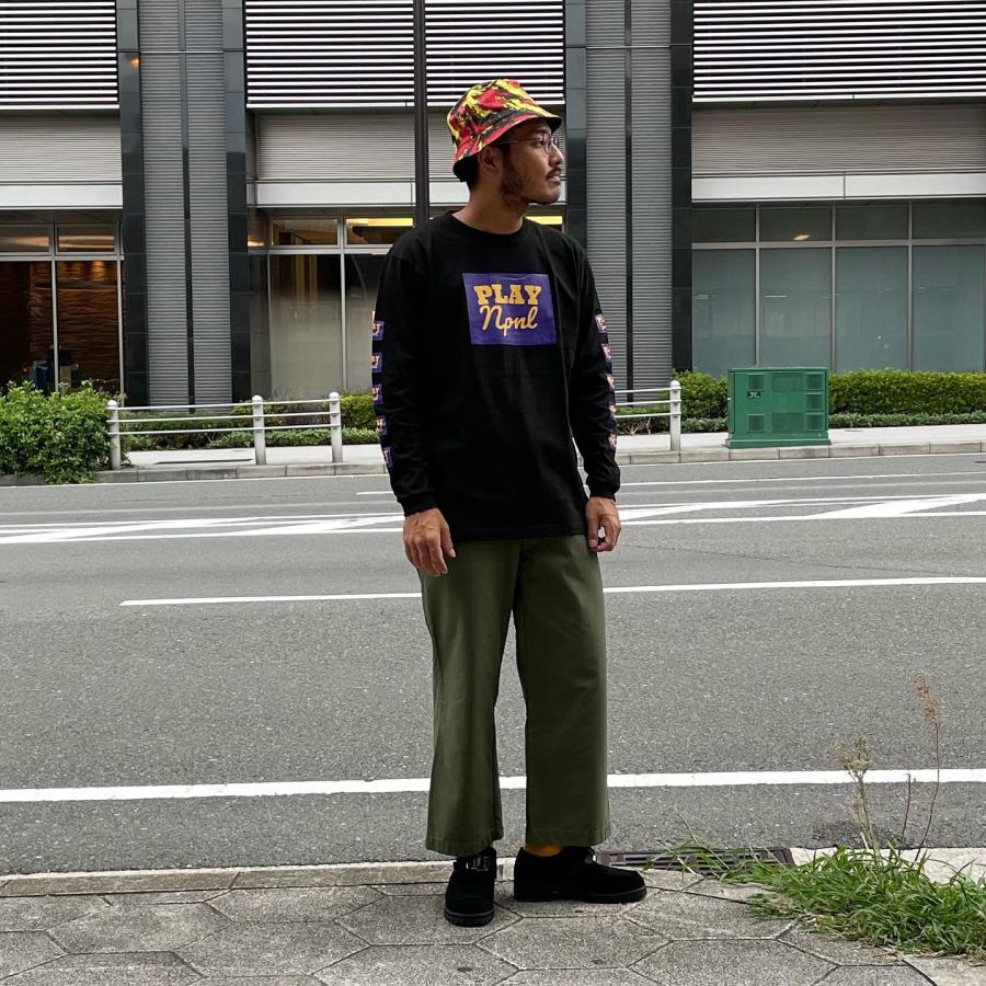 PLAY DESIGN プレイデザイン / P01 長袖Tシャツ ロンT LOGO LS TEE 