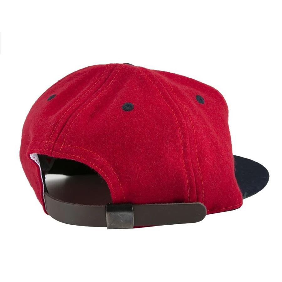 EBBETS FIELD FLANNELS(エベッツ) / 帽子 ベースボールキャップ ウール USA製 / DELAND RED HATS 1939 VINTAGE BALLCAP / RED / メンズ｜websports｜02