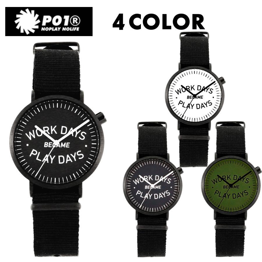 PLAY DESIGN プレイデザイン / P01TIME WDBPD ANALOG 4カラー展開
