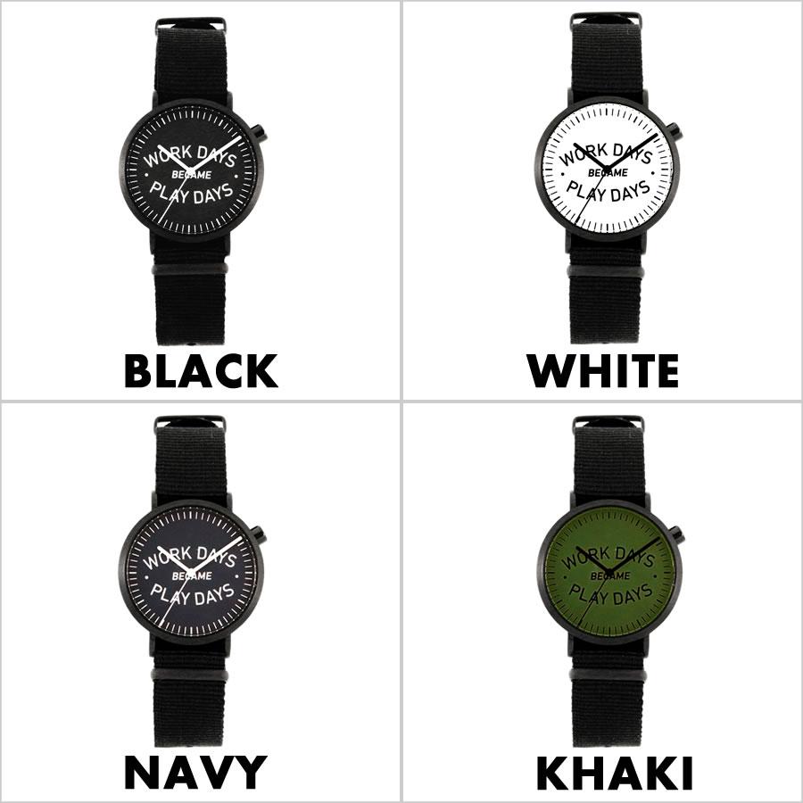 PLAY DESIGN プレイデザイン / P01TIME WDBPD ANALOG 4カラー展開