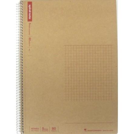 マルマン スパイラルノート spiralnote B5 方眼 80枚 N246ES