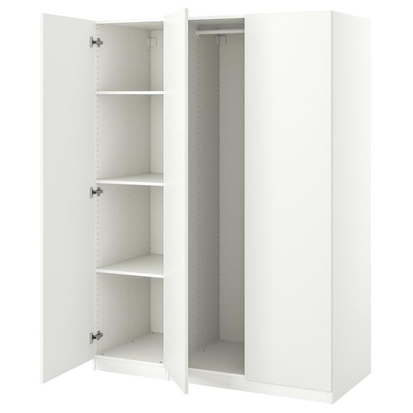 [IKEA/イケア/通販]PAX パックス / FORSAND フォルサンドワードローブコンビネーション, ホワイト/ホワイト,150x60x201 cm[6](09429714) | 