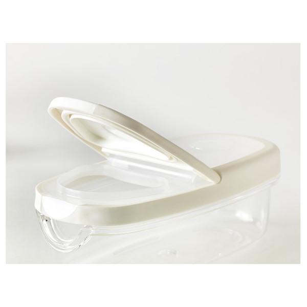 【IKEA/イケア/通販】IKEA 365+ 乾燥食品用容器 ふた付き, 透明/ホワイト[A](10134018) |  | 02