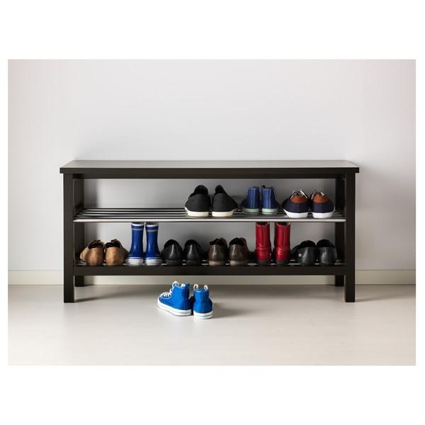 【IKEA/イケア/通販】TJUSIG シューシグ ベンチ 靴収納付き, ブラック[F](10160861) |  | 02